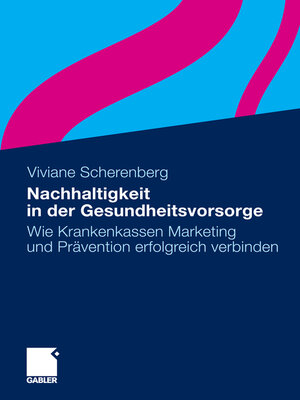 cover image of Nachhaltigkeit in der Gesundheitsvorsorge